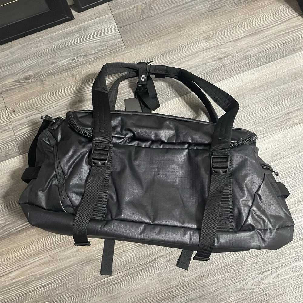 TIMBUK2 Quest Duffel SMALL Jet Black Gym Travel Carry On Bag Logo Tennis Channel